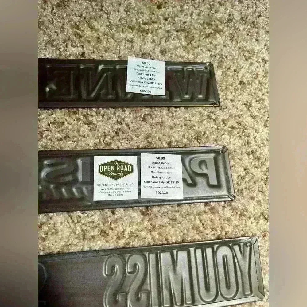 FOUR Hobby Lobby Sports Signs - Picture 6 of 8